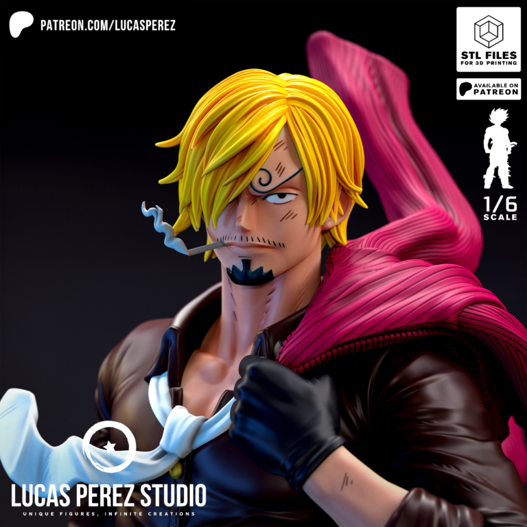 Sanji 3 - One Piece - STL Files - STL Forge