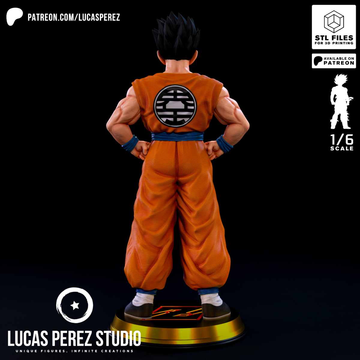 Yamcha Model STL from Dragon Ball