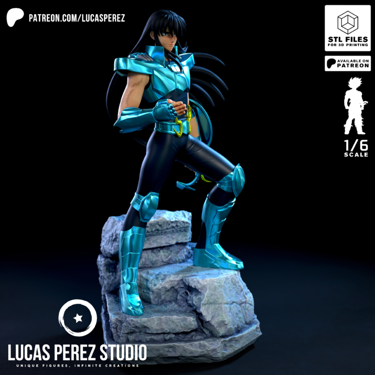Shiryū de Dragón - Saint Seiya - STL Files
