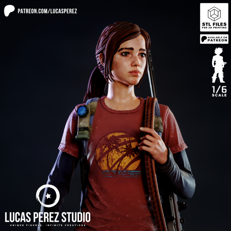 Ellie Williams 2 - The Last of Us - STL Files - STL Forge