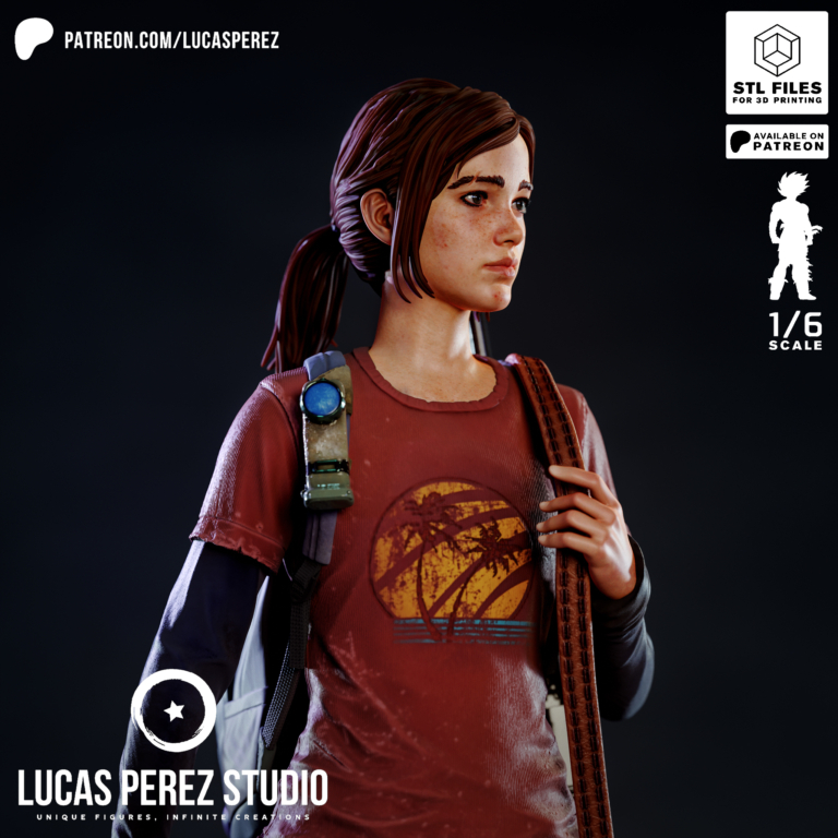 Ellie Williams 2 - The Last of Us - STL Files - STL Forge