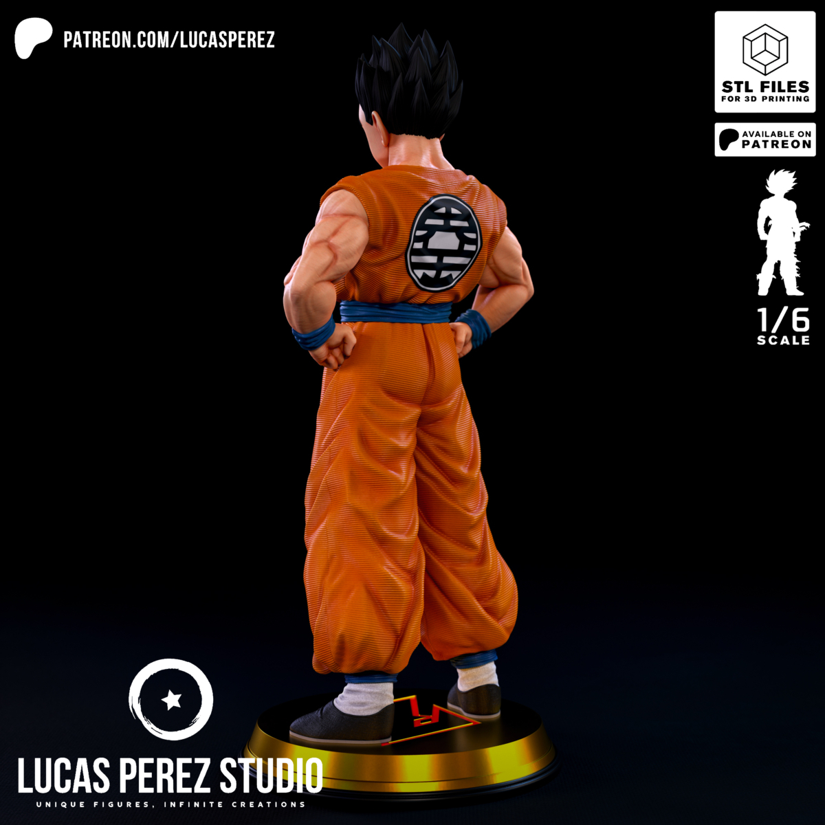 Yamcha Model STL from Dragon Ball