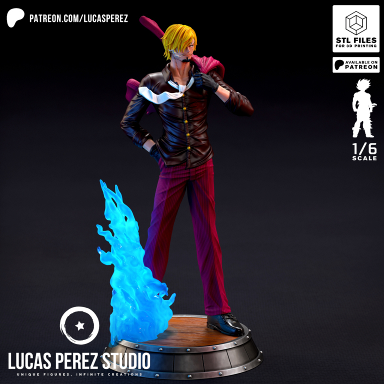 Sanji 3 - One Piece - STL Files - STL Forge