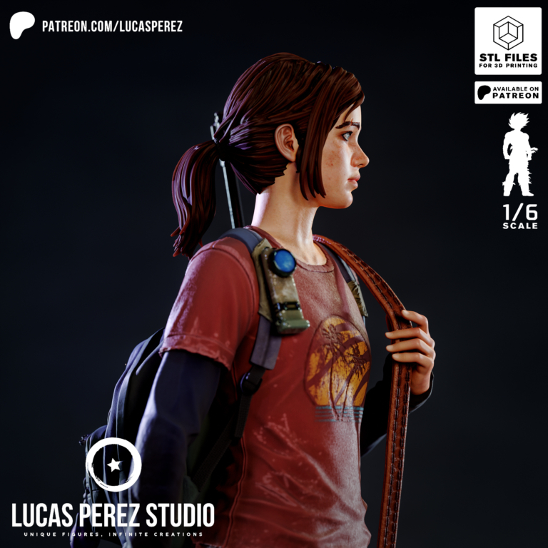 Ellie Williams 2 - The Last of Us - STL Files - STL Forge