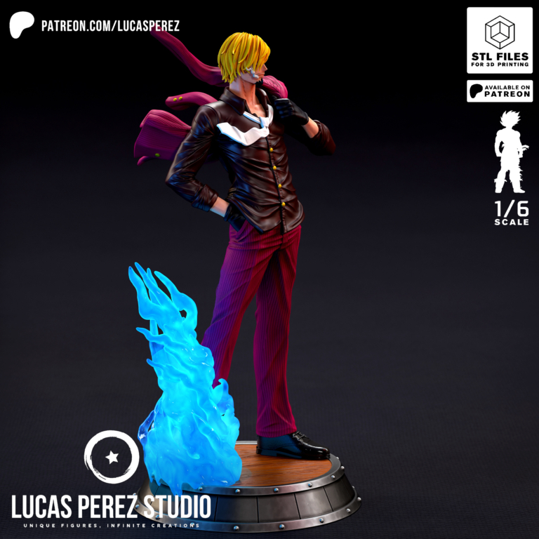 Sanji 3 - One Piece - STL Files - STL Forge