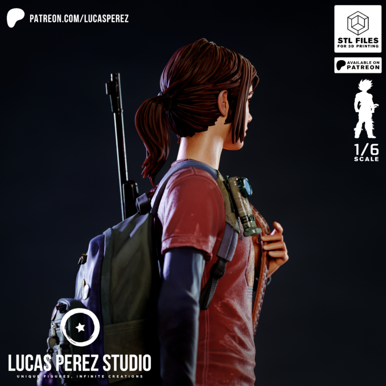 Ellie Williams 2 - The Last of Us - STL Files - STL Forge