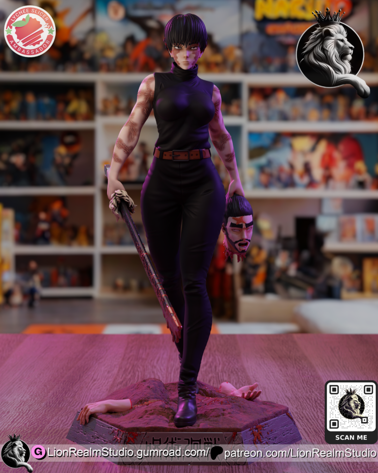 Maki Zen'in + Extras - Jujutsu Kaisen - STL Files