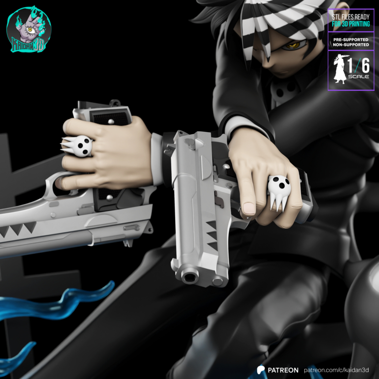 Death the Kid - Soul Eater - STL Files - STL Forge