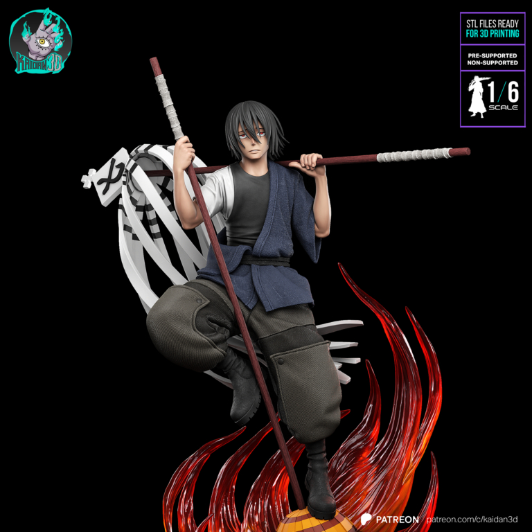 Benimaru Shinmon - Fire Force - STL Files - STL Forge