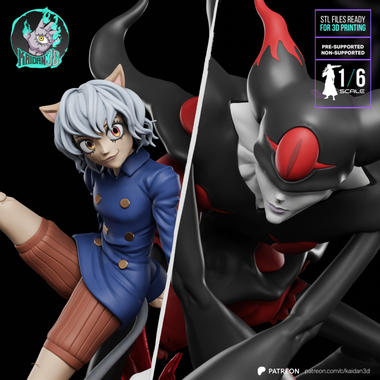 Neferpitou x Terpsichora - Hunter x Hunter - STL Files