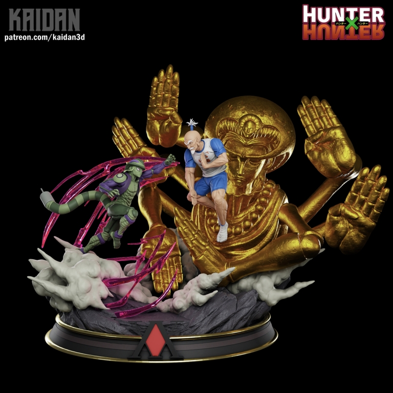 Netero vs Meruem Diorama - Hunter x Hunter - STL Files