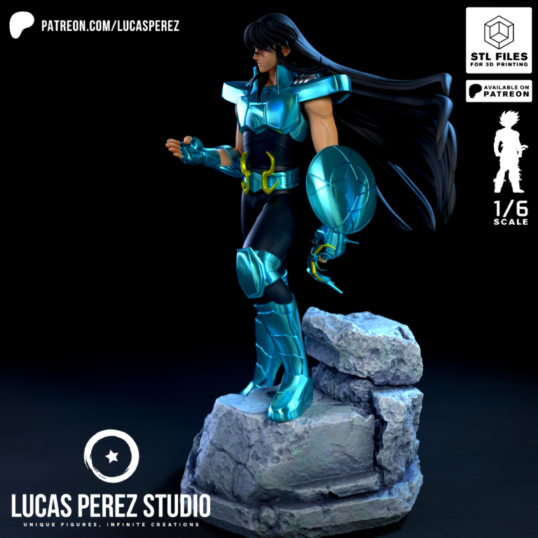 Shiryū de Dragón - Saint Seiya - STL Files