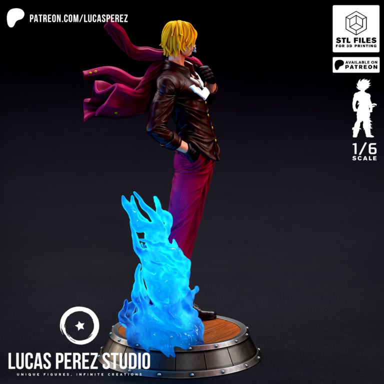 Sanji 3 - One Piece - STL Files - STL Forge