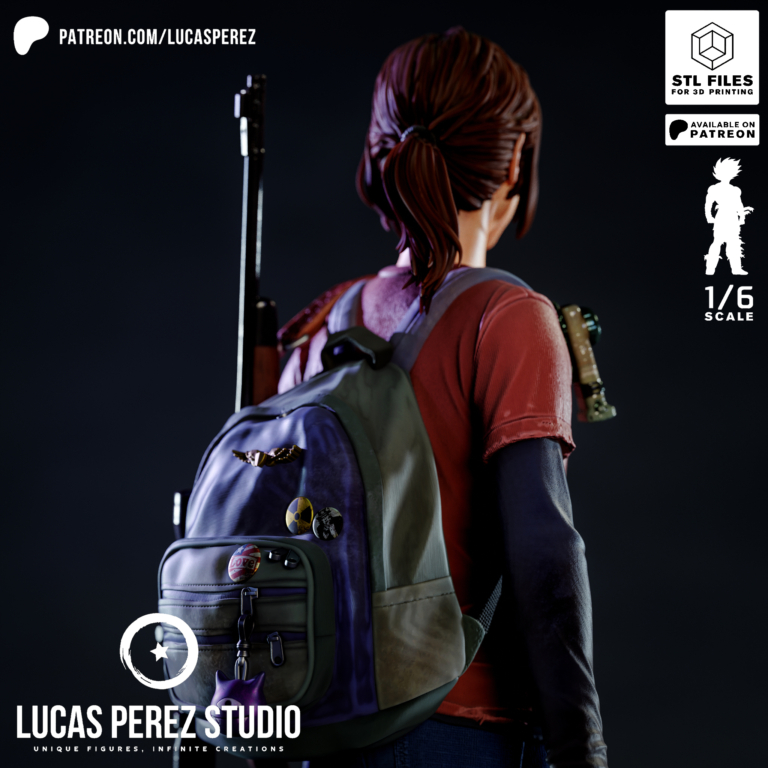 Ellie Williams 2 - The Last of Us - STL Files - STL Forge