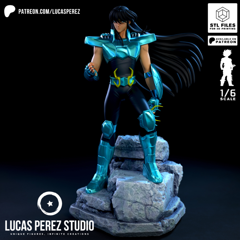 Shiryū de Dragón - Saint Seiya - STL Files