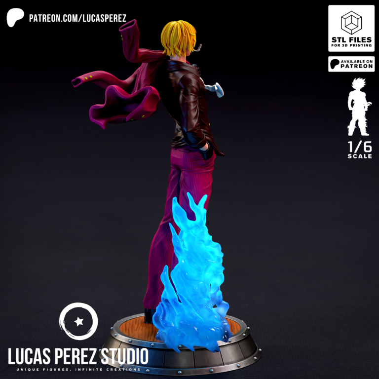 Sanji 3 - One Piece - STL Files - STL Forge