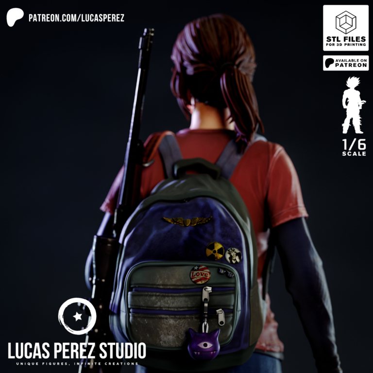 Ellie Williams 2 - The Last of Us - STL Files - STL Forge
