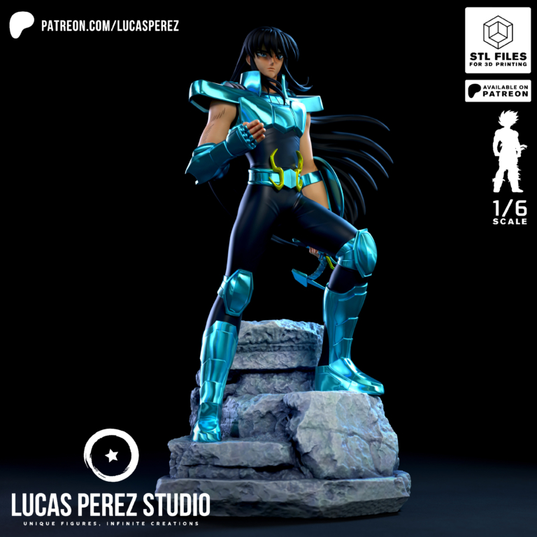Shiryū de Dragón - Saint Seiya - STL Files