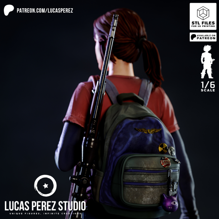 Ellie Williams 2 - The Last of Us - STL Files - STL Forge