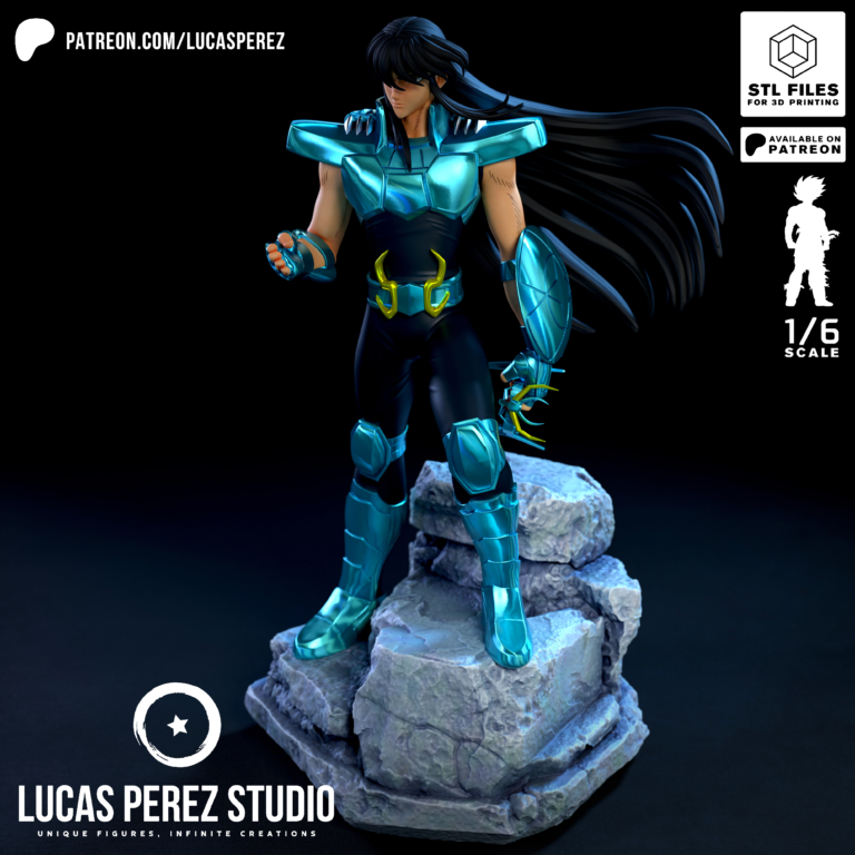 Shiryū de Dragón - Saint Seiya - STL Files