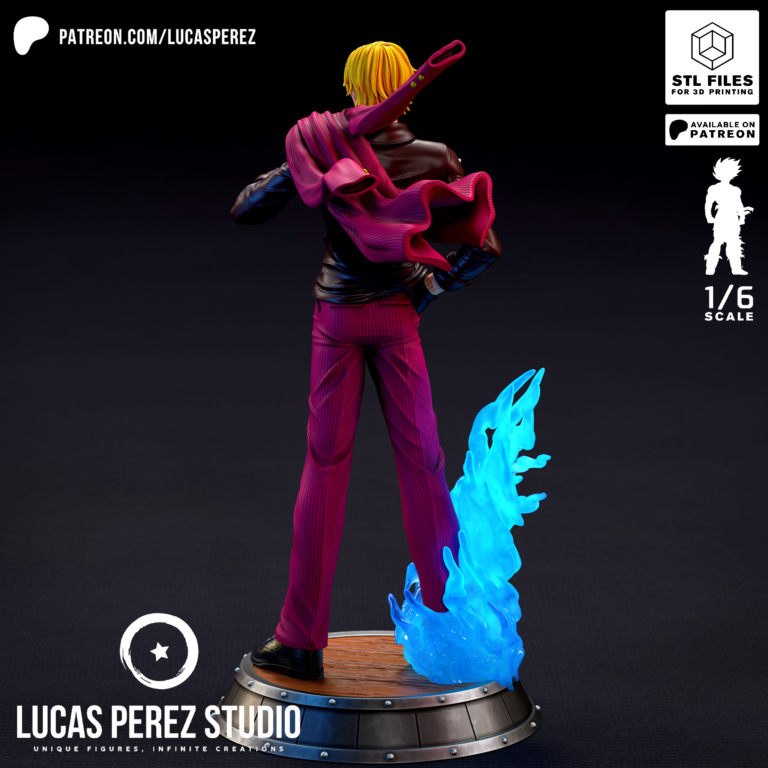 Sanji 3 - One Piece - STL Files - STL Forge