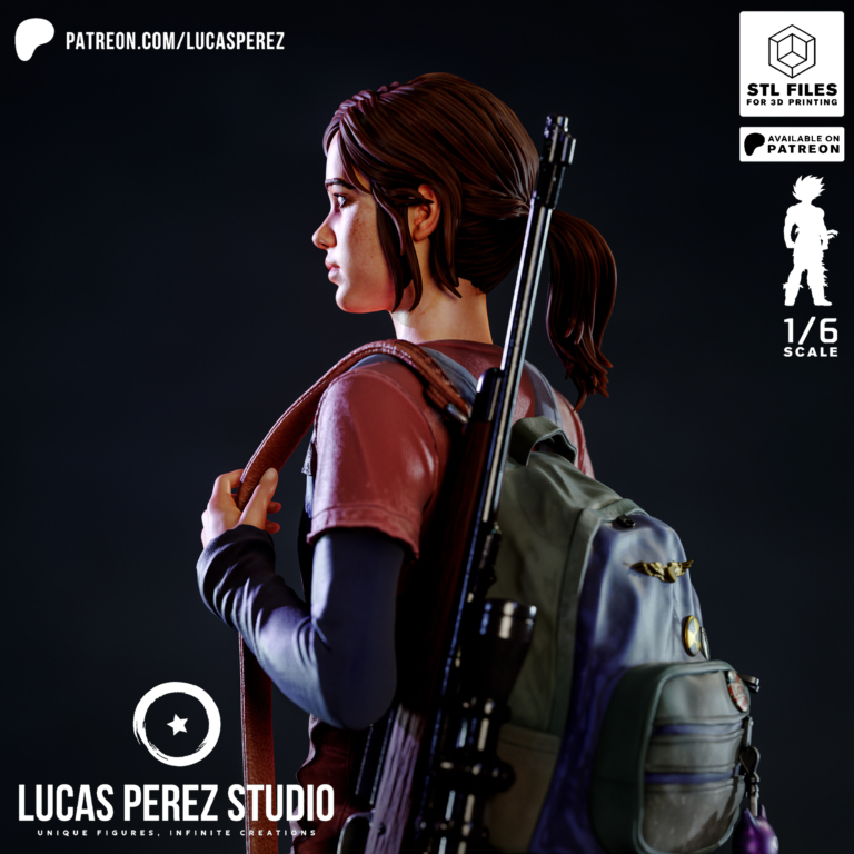 Ellie Williams 2 - The Last of Us - STL Files - STL Forge