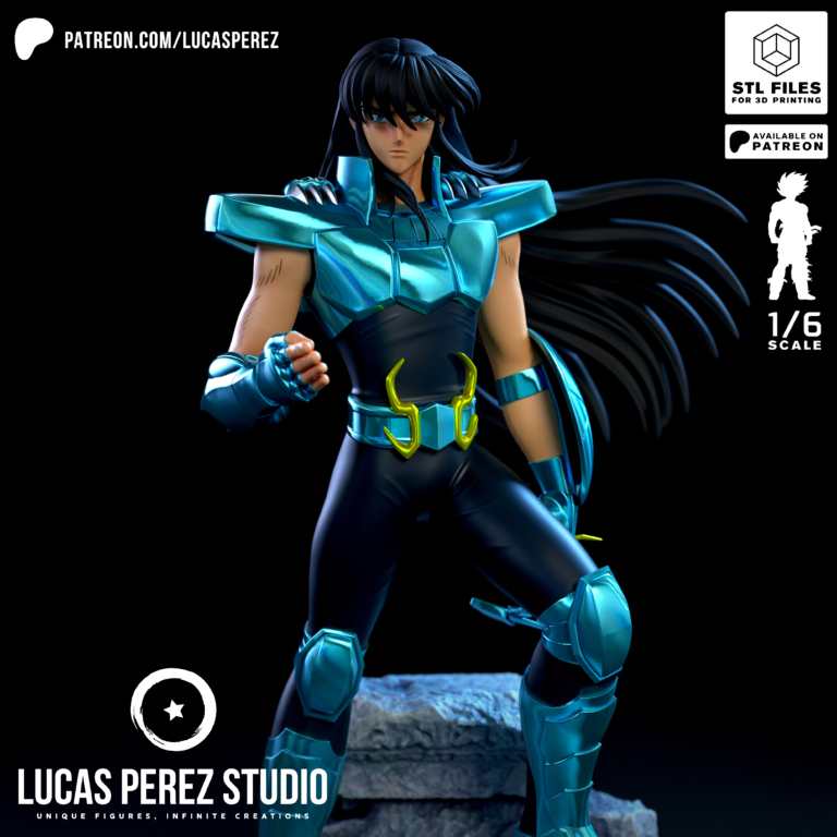 Shiryū de Dragón - Saint Seiya - STL Files