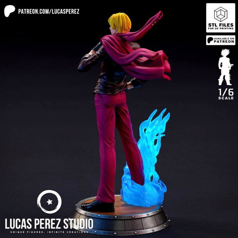 Sanji 3 - One Piece - STL Files - STL Forge