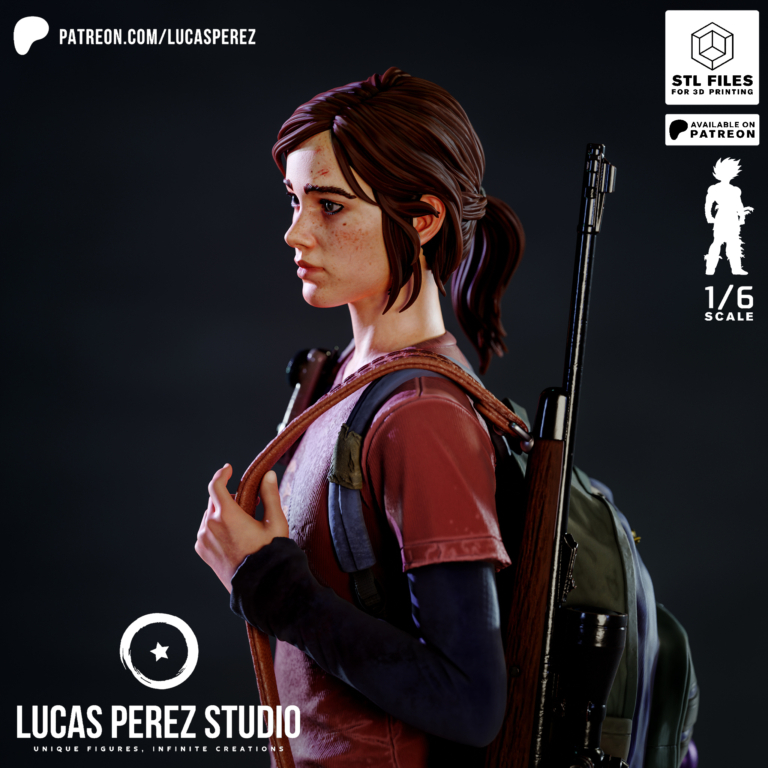 Ellie Williams 2 - The Last of Us - STL Files - STL Forge