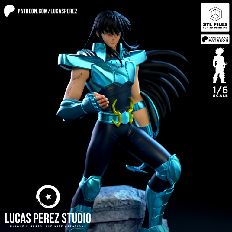 Shiryū de Dragón - Saint Seiya - STL Files
