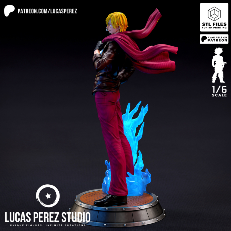 Sanji 3 - One Piece - STL Files - STL Forge