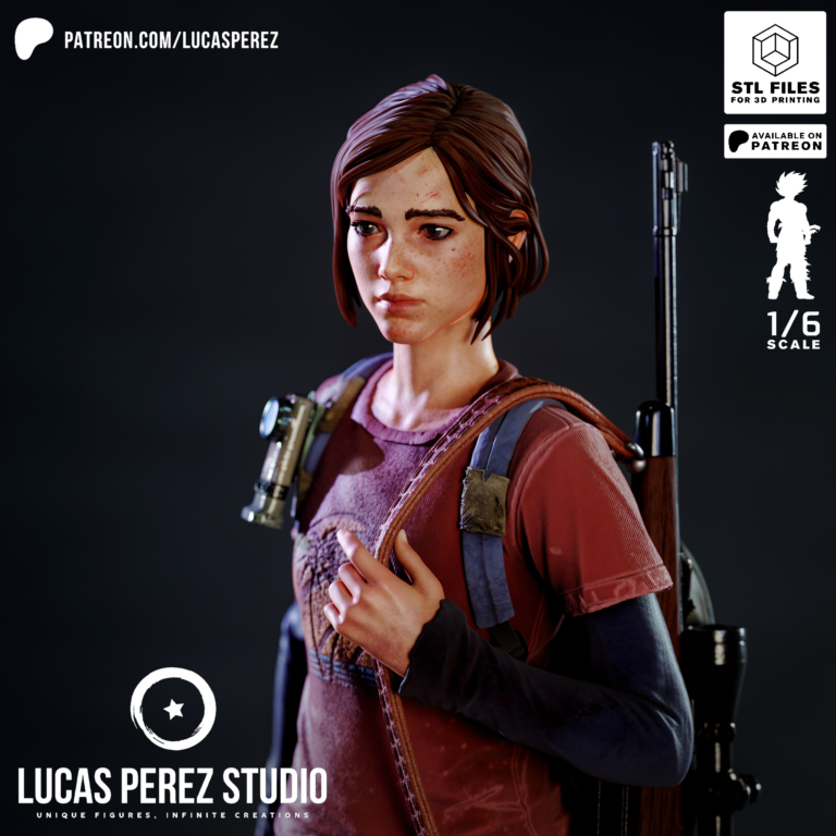 Ellie Williams 2 - The Last of Us - STL Files - STL Forge