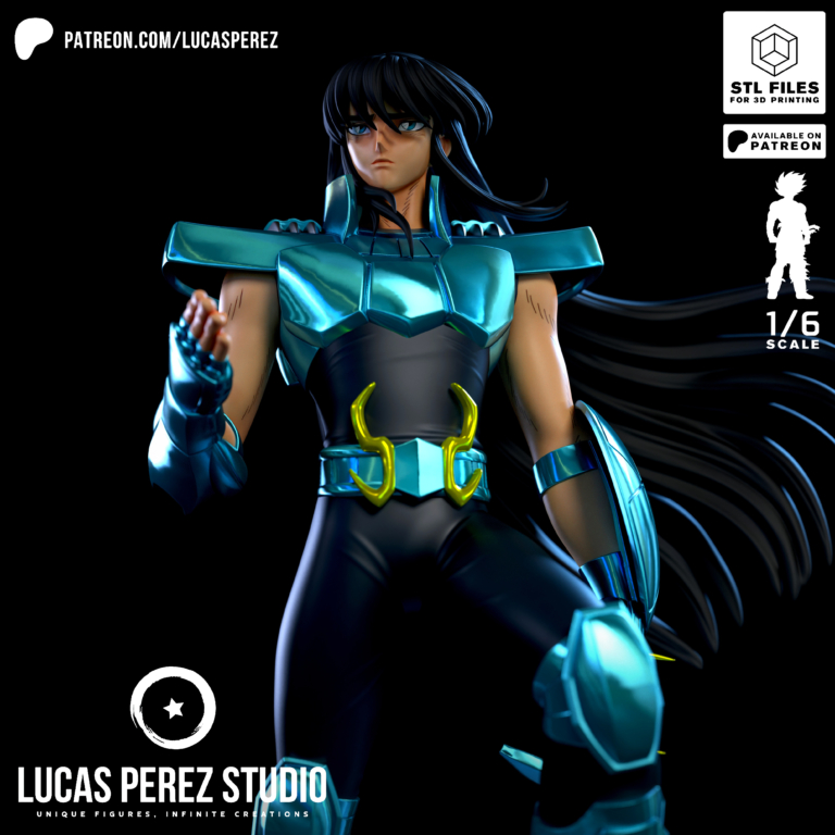 Shiryū de Dragón - Saint Seiya - STL Files