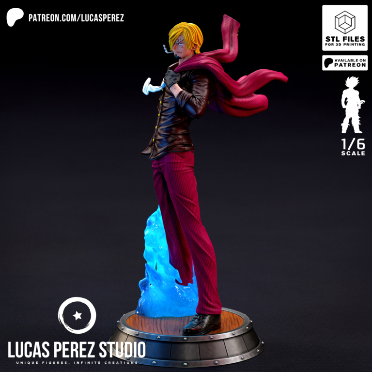 Sanji 3 - One Piece - STL Files - STL Forge