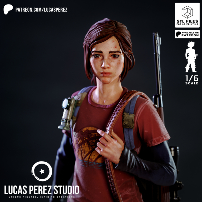 Ellie Williams 2 - The Last of Us - STL Files - STL Forge