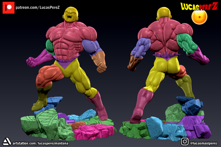 Jiren + Busto - Dragon Ball - STL Files - STL Forge