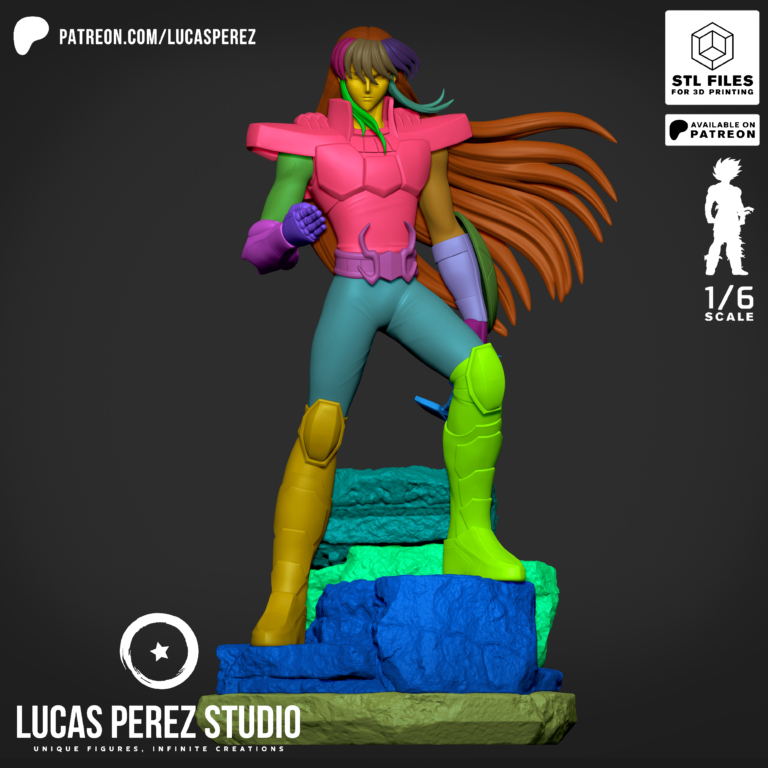 Shiryū de Dragón - Saint Seiya - STL Files