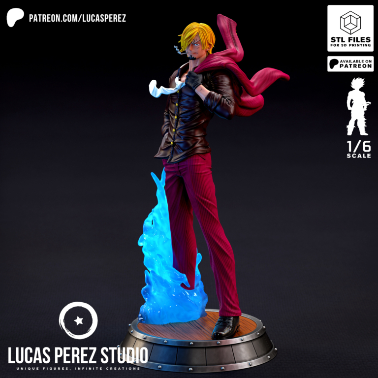 Sanji 3 - One Piece - STL Files - STL Forge