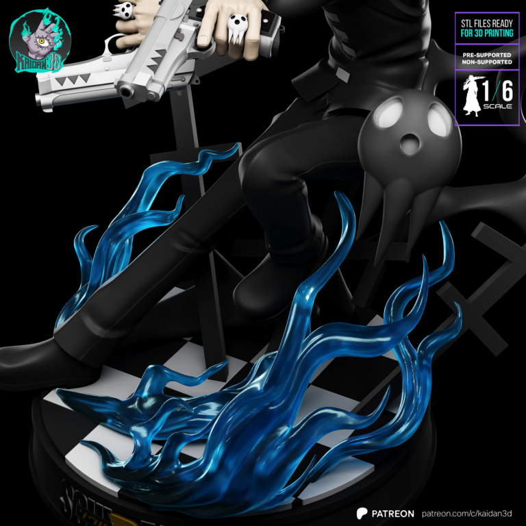 Death the Kid - Soul Eater - STL Files - STL Forge