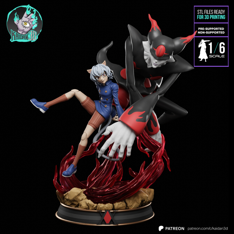 Neferpitou x Terpsichora - Hunter x Hunter - STL Files