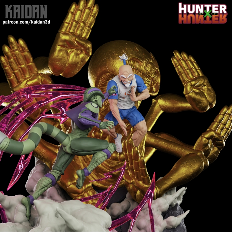 Netero vs Meruem Diorama - Hunter x Hunter - STL Files