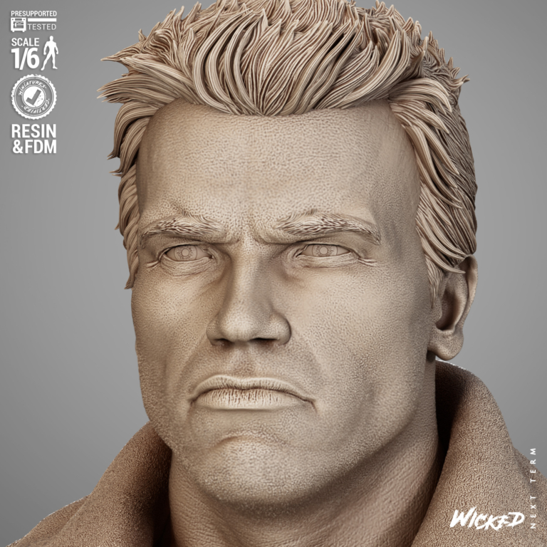 Terminator + T800 Diorama + Bust + Extras - STL Files