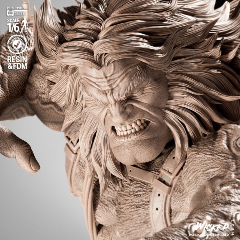 Weapon X vs Predator Diorama - STL Files
