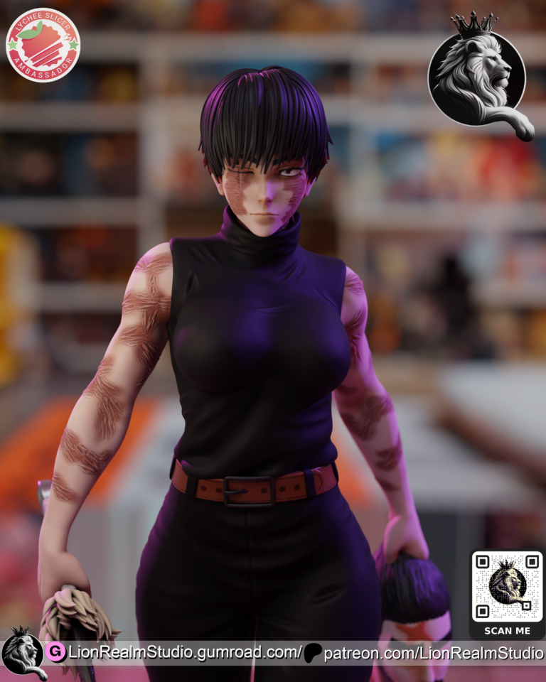 Maki Zen'in + Extras - Jujutsu Kaisen - STL Files