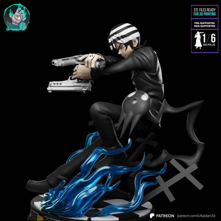Death the Kid - Soul Eater - STL Files - STL Forge