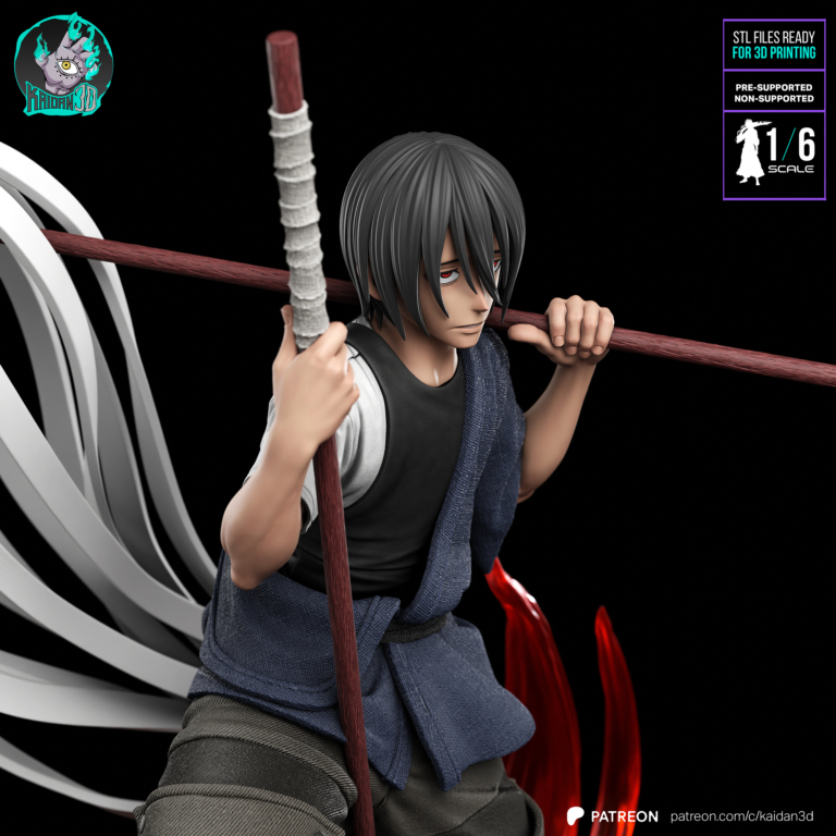 Benimaru Shinmon - Fire Force - STL Files - STL Forge