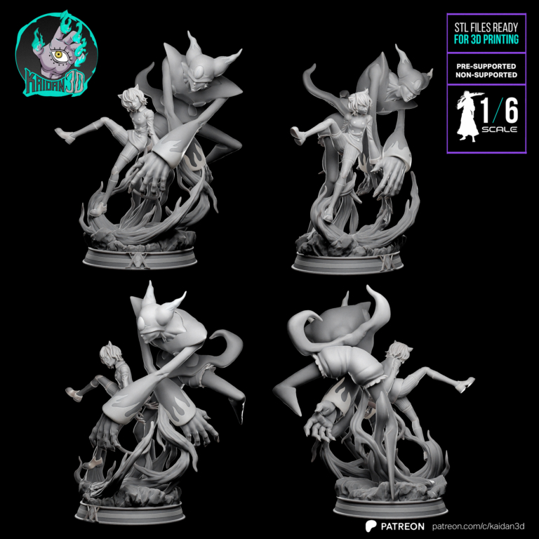 Neferpitou x Terpsichora - Hunter x Hunter - STL Files