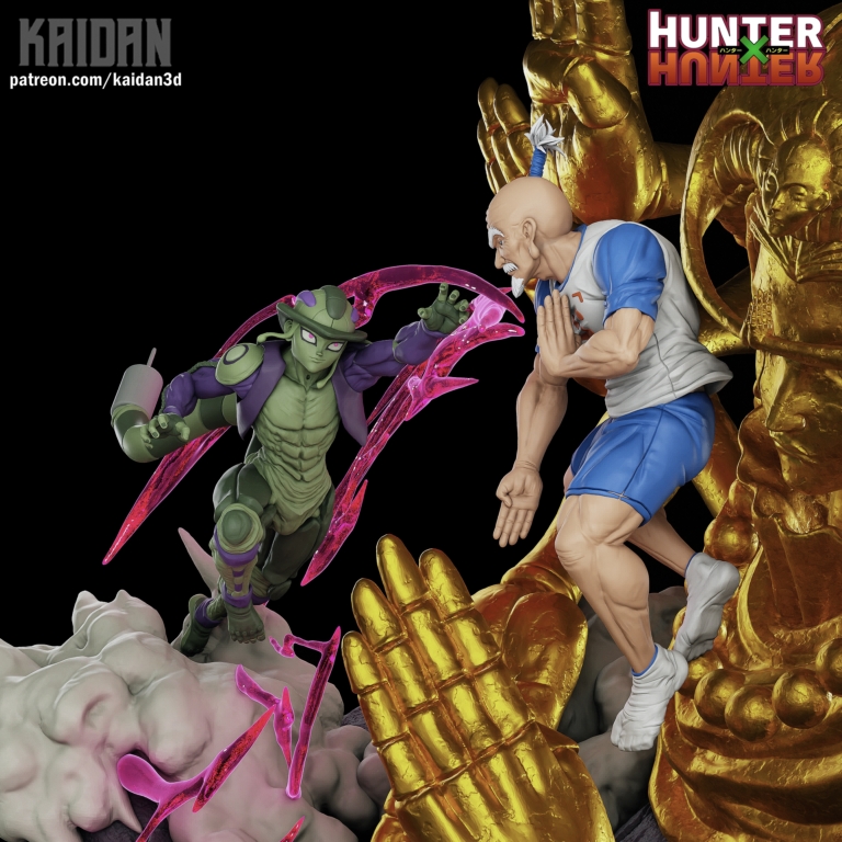 Netero vs Meruem Diorama - Hunter x Hunter - STL Files