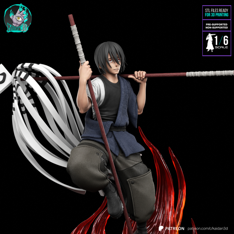 Benimaru Shinmon - Fire Force - STL Files - STL Forge