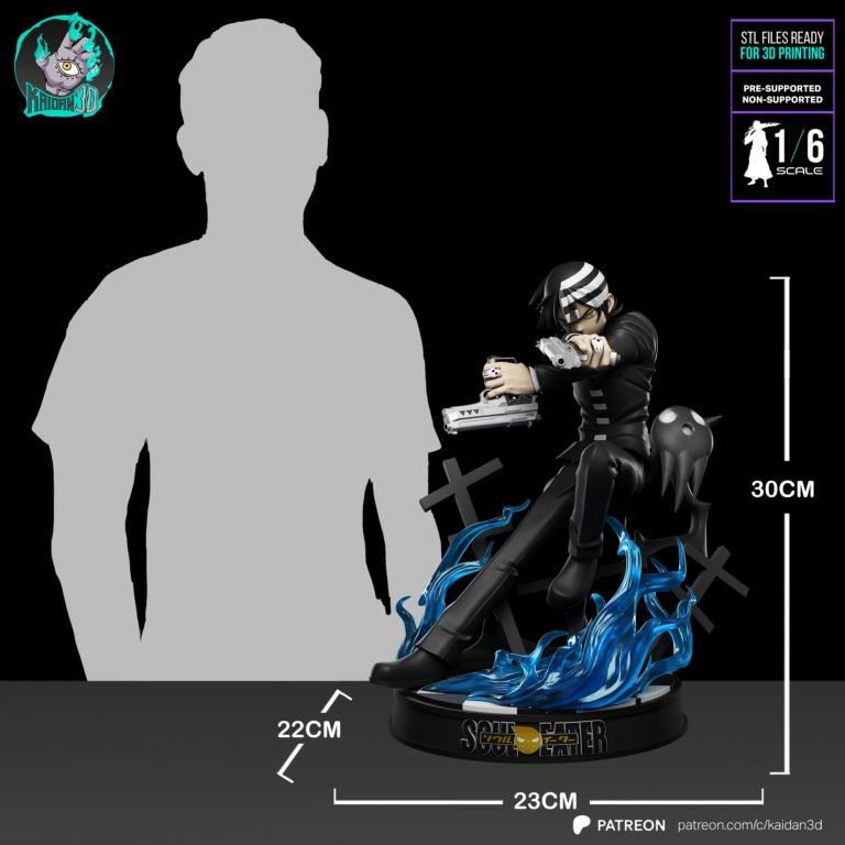 Death the Kid - Soul Eater - STL Files - STL Forge